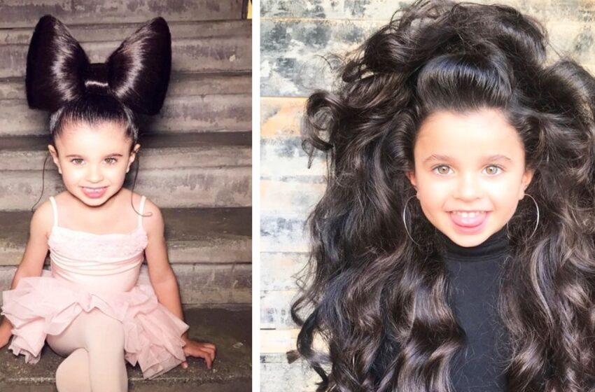 “¡Qué pequeña belleza!”: Niña de 7 años impresiona a todos con su lujoso cabello!